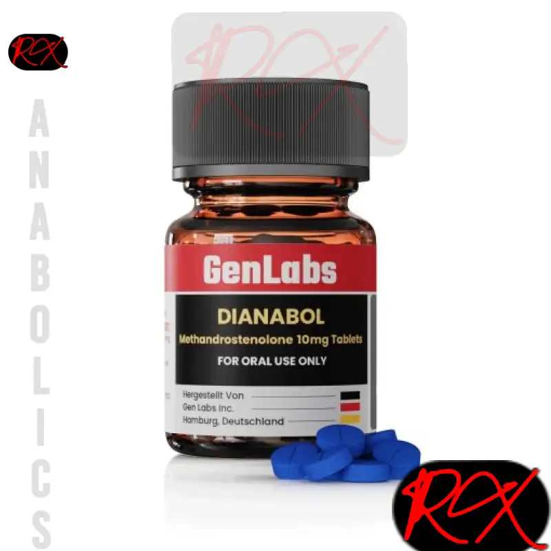 DIANABOL (D – BOL) 10MG / PER TAB – 100 TABLETS – GENLABS