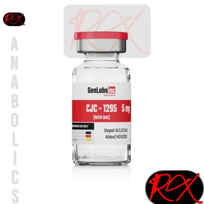 CJC-1295 – 5MG ( WITH DAC ) VIAL (WITH BACTERIOSTATIC WATER)– GENLABS