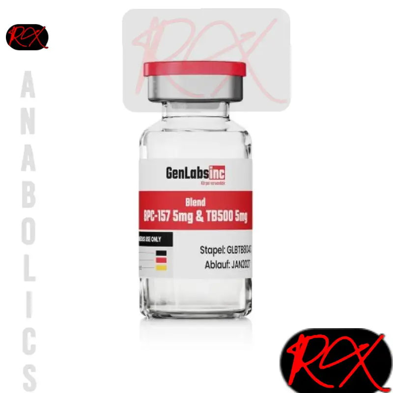 BLEND BPC-157 5MG & TB500 5MG VIAL (WITH BACTERIOSTATIC WATER)– GENLABS
